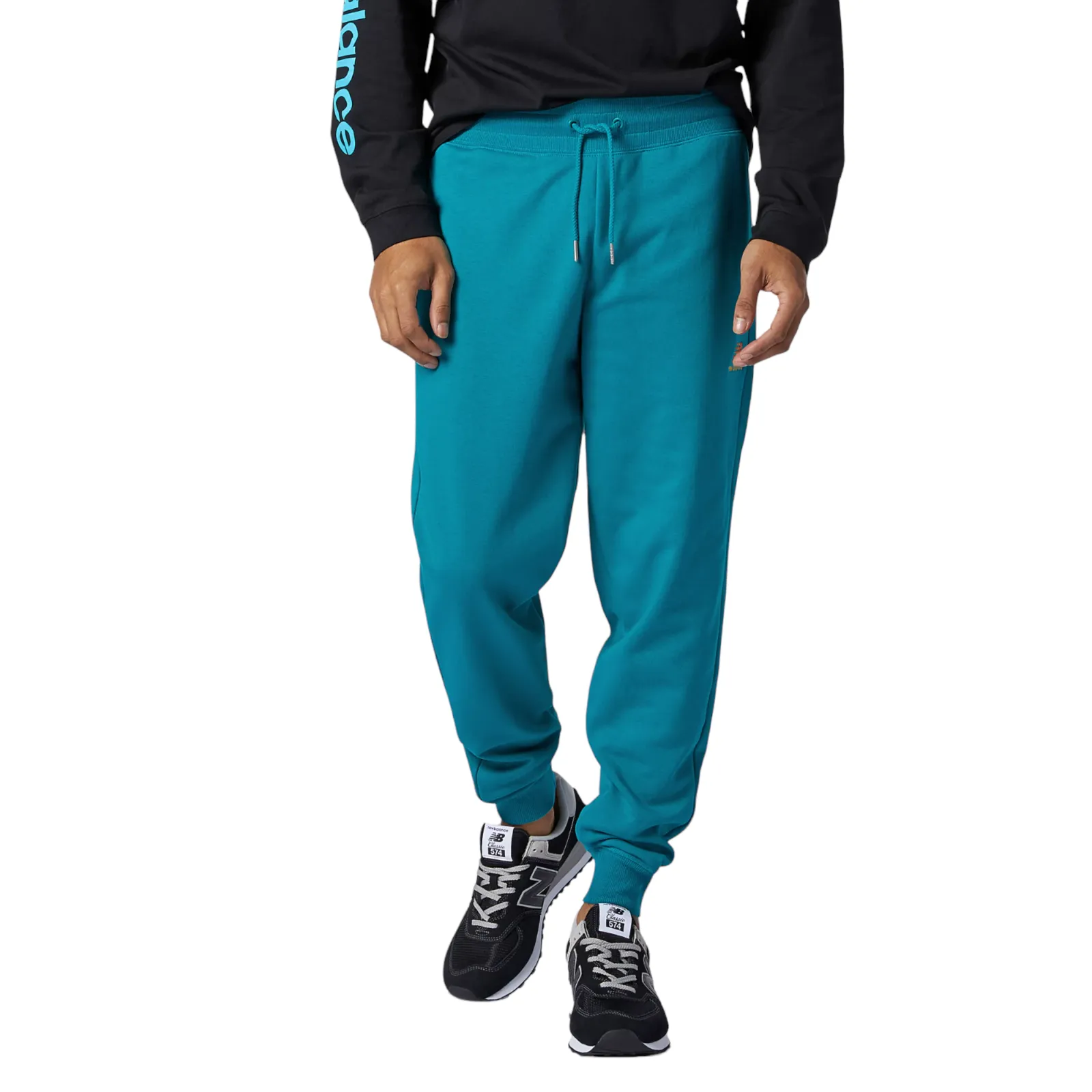 New Balance Essentials Embroidered Sweat Pants - Teal