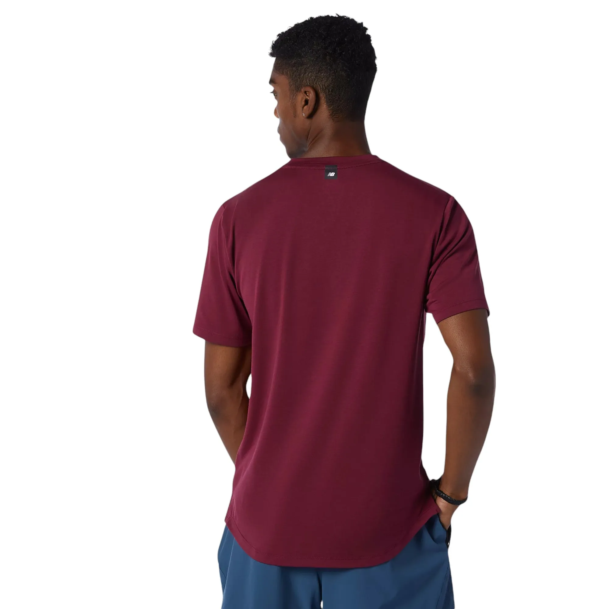 New Balance Fortitech Pocket T Shirt - Red