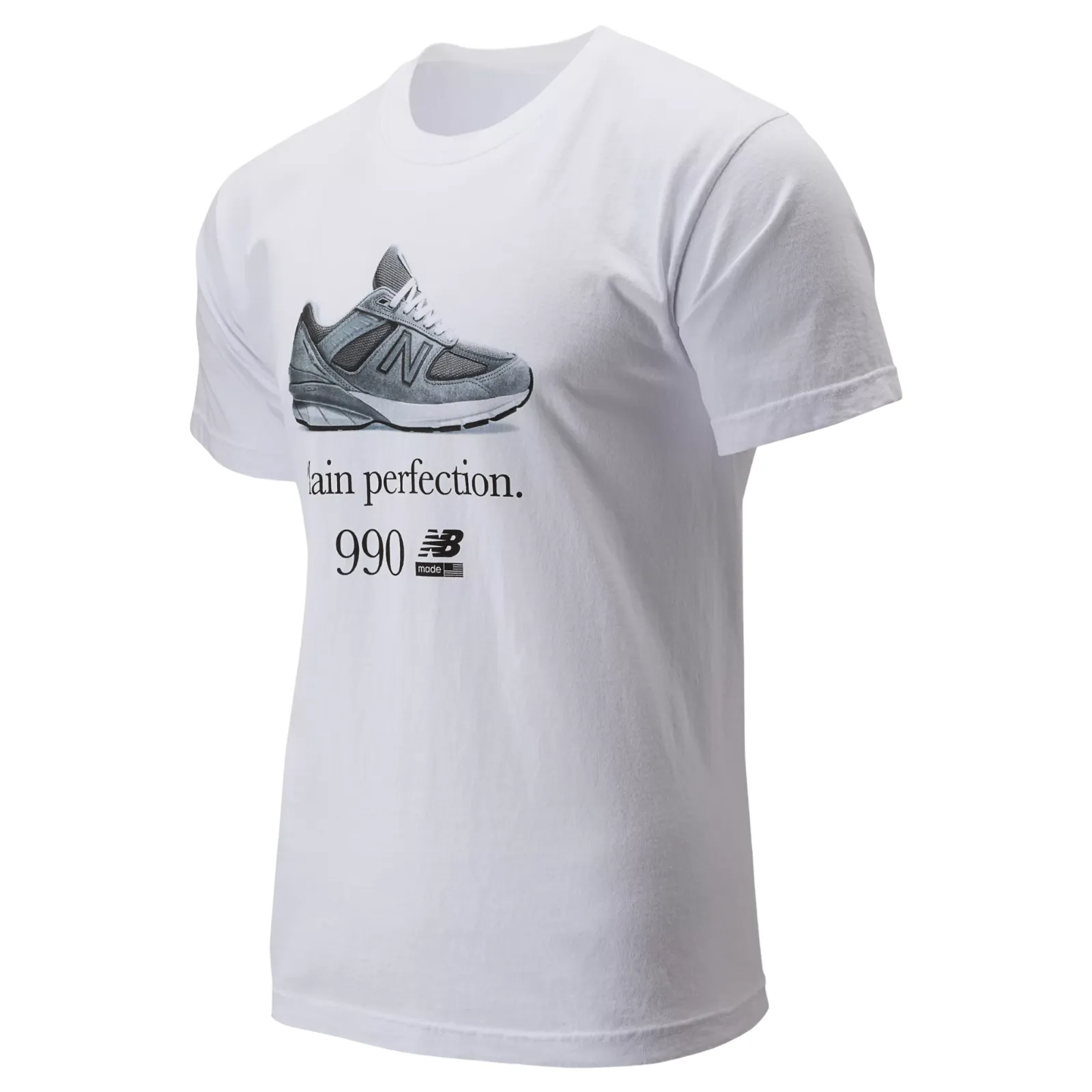 New Balance MADE 990V5 Tee 'Plain Perfection' - White