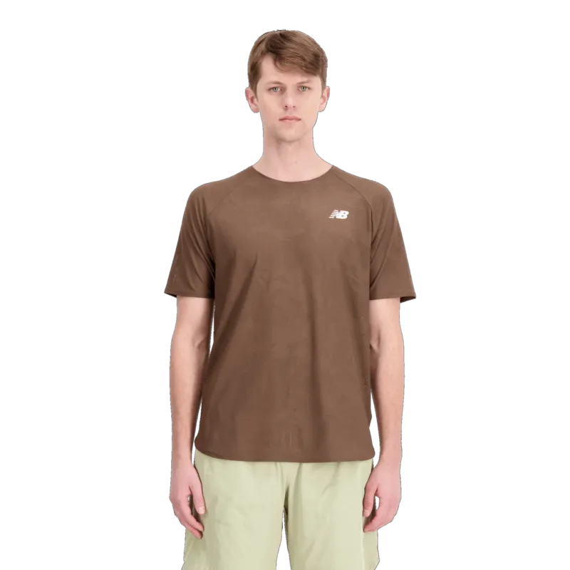 New Balance Men's Q Speed Jacquard Short Sleeve Tee