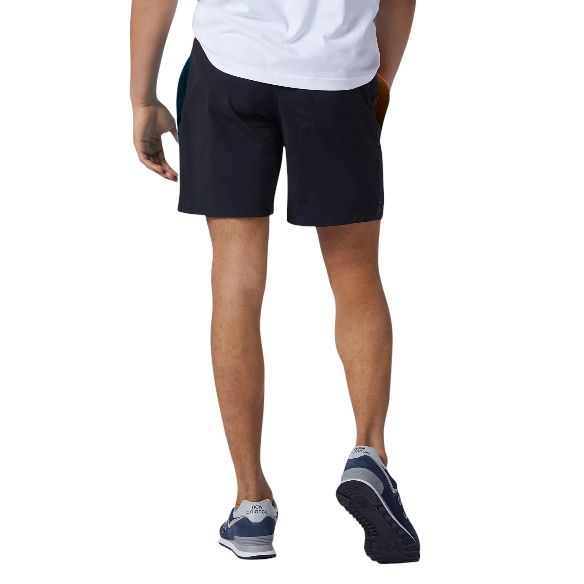 New Balance NB Athletic Wind Shorts - Black Orange