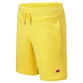 New Balance NB Small Logo Pack Sweat Shorts - Yellow