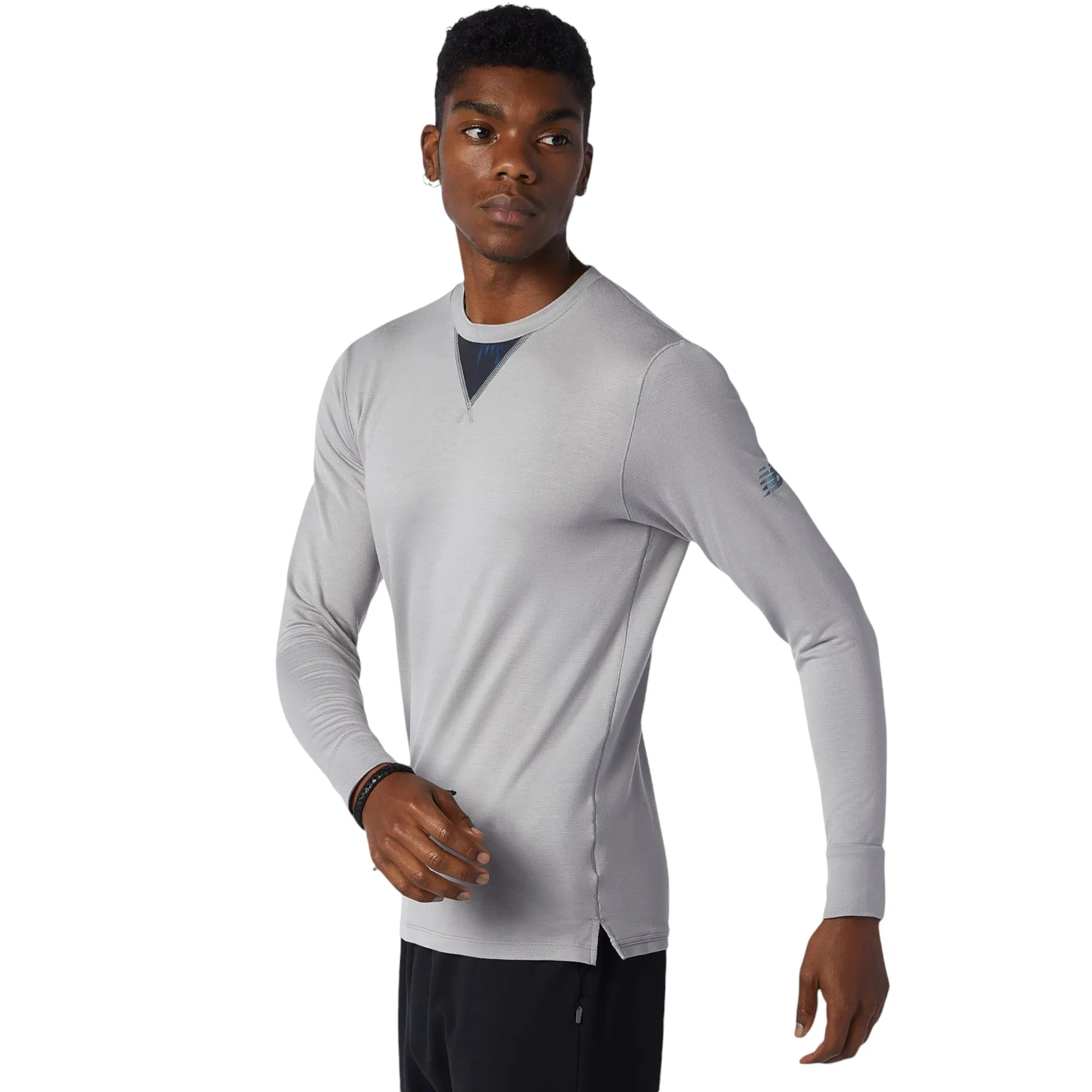 New Balance Q Speed 1NTRO Long Sleeve T Shirt - Grey