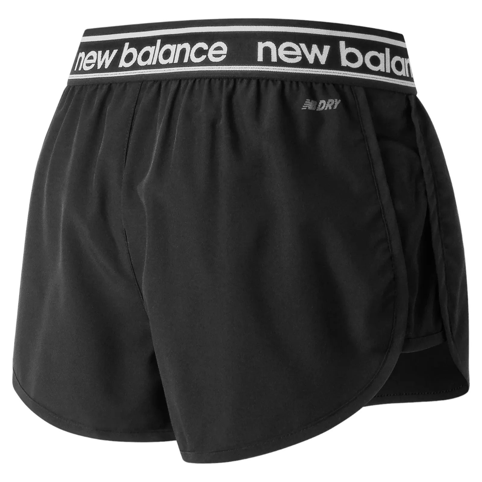 New Balance Womens Accelerate 2.5 Inch Shorts - Black