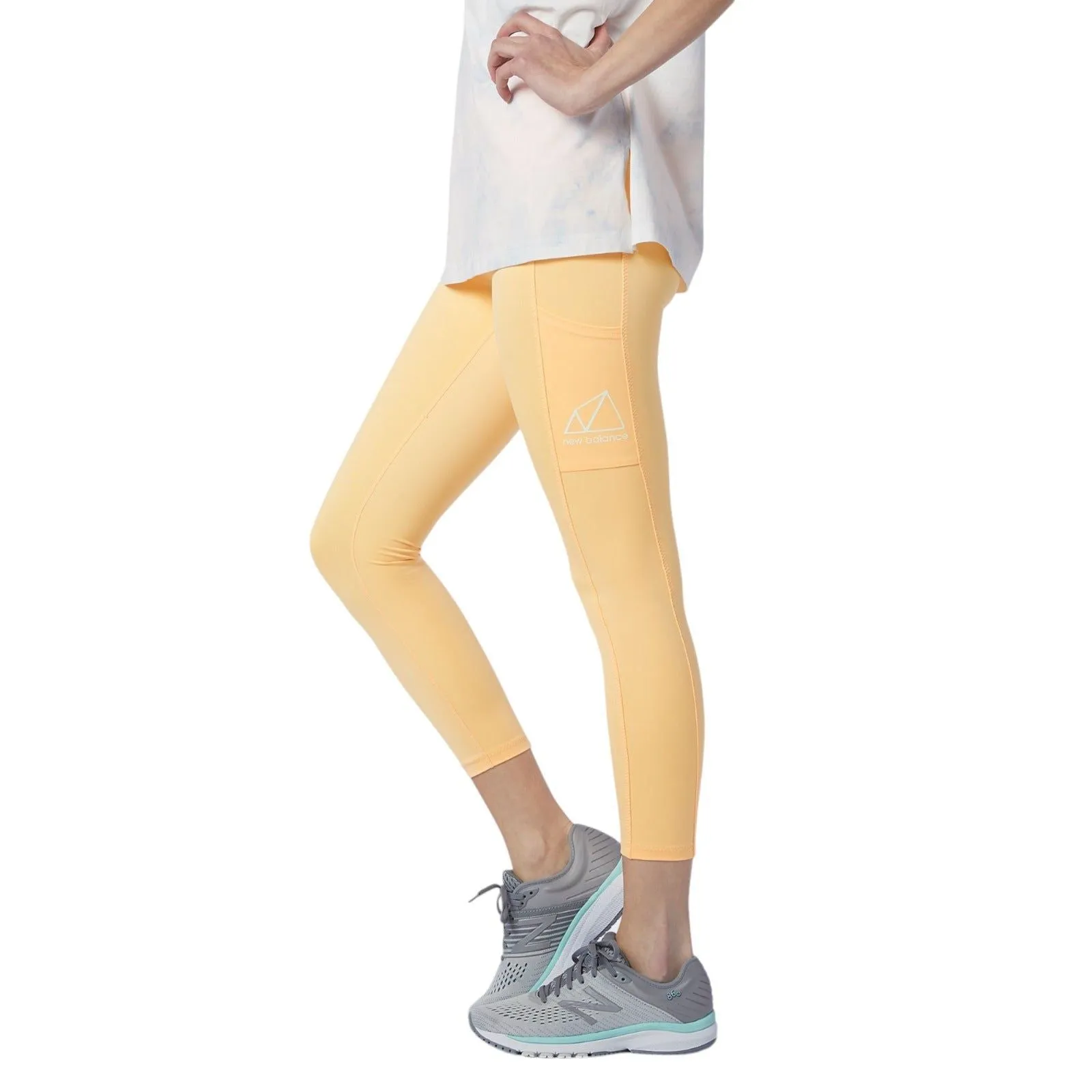 New Balance Womens All Terrain Leggings - Orange