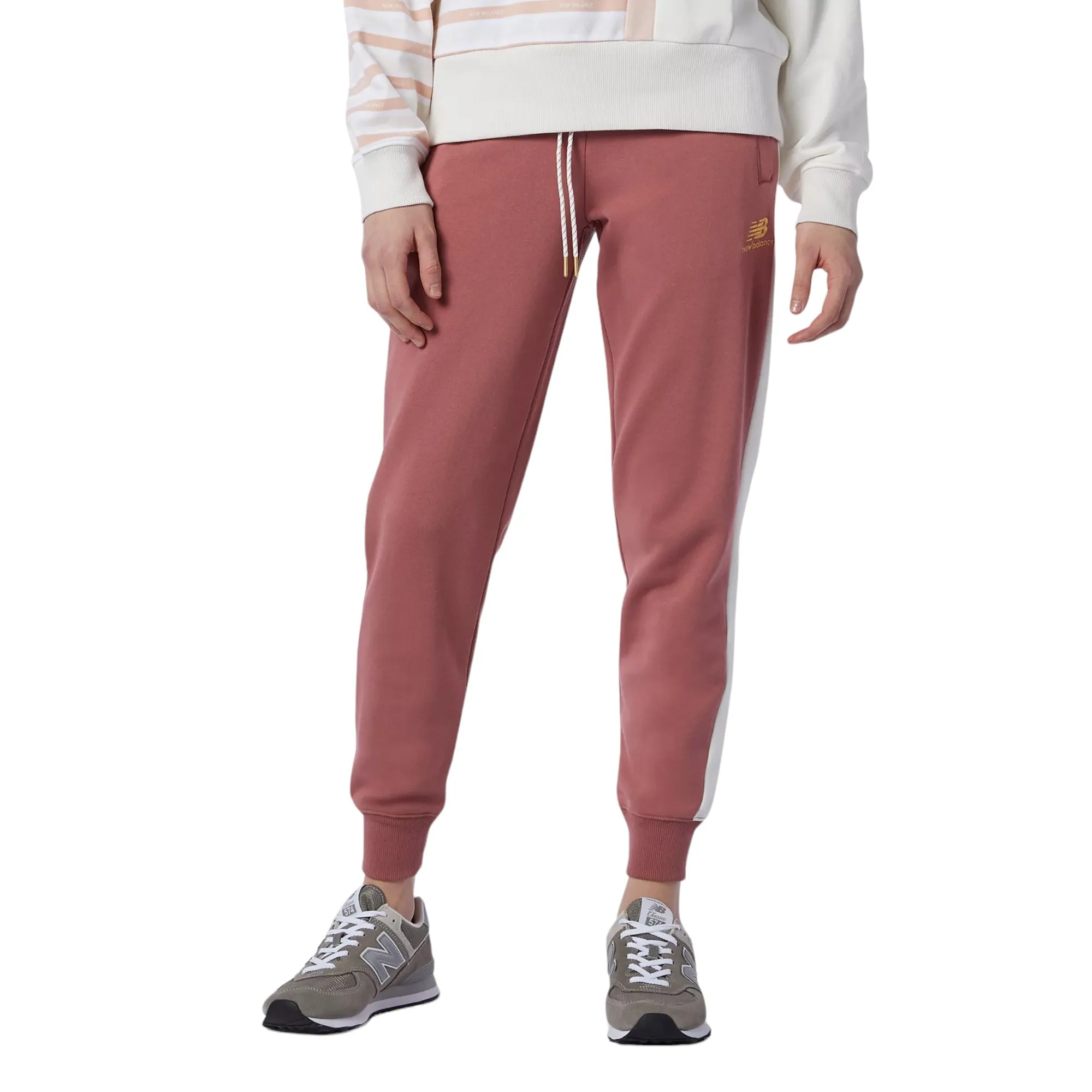 New Balance Womens Athletics Higher Learning Sweatpants - Pink