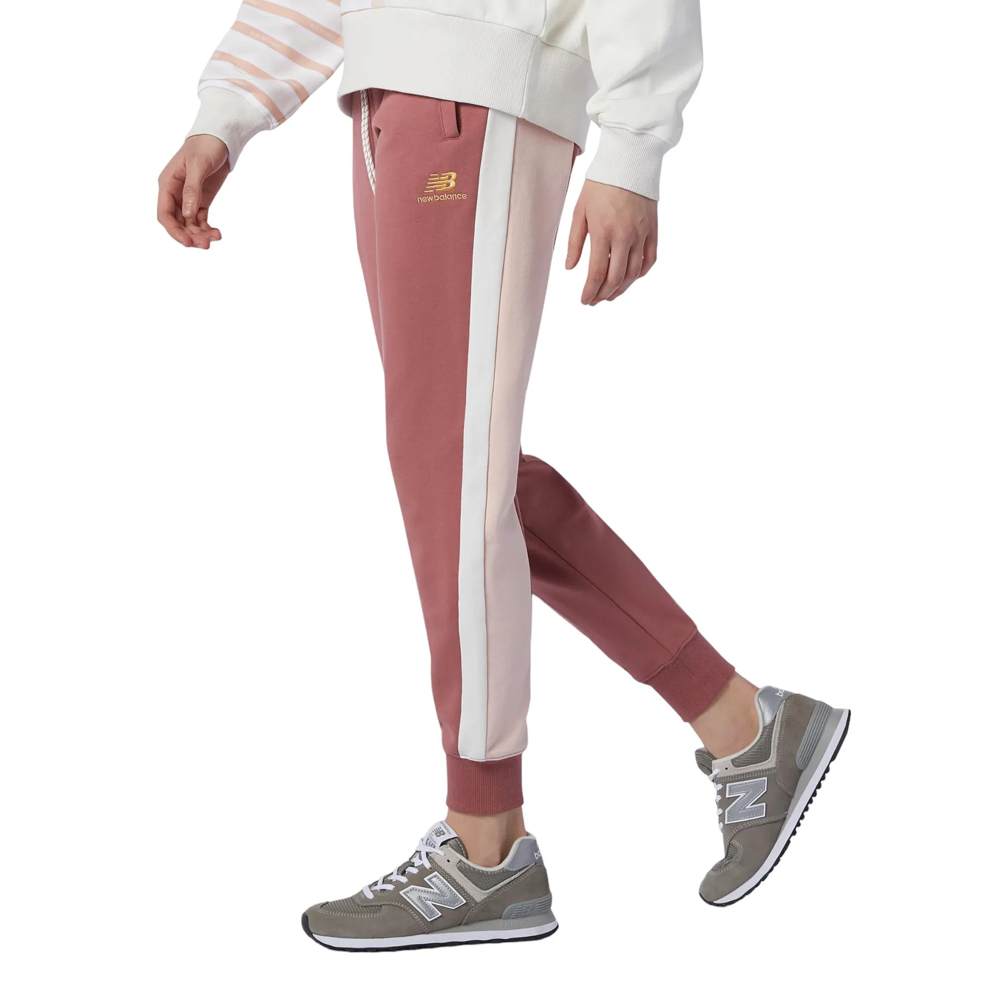 New Balance Womens Athletics Higher Learning Sweatpants - Pink