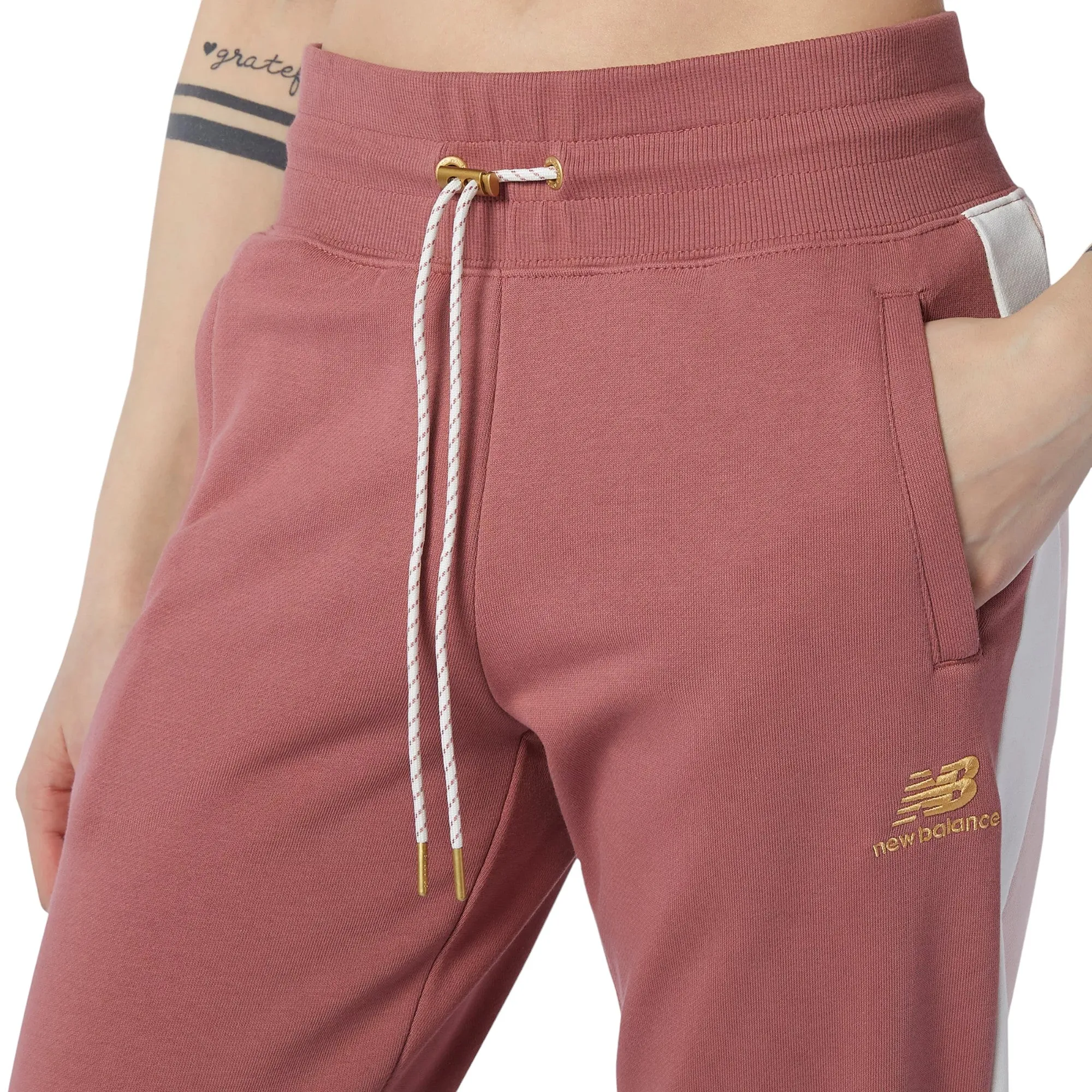 New Balance Womens Athletics Higher Learning Sweatpants - Pink