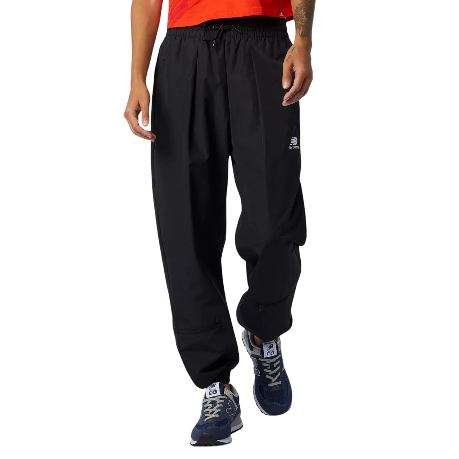 New Balance Womens NB Athletics Podium Wind Pants - Black