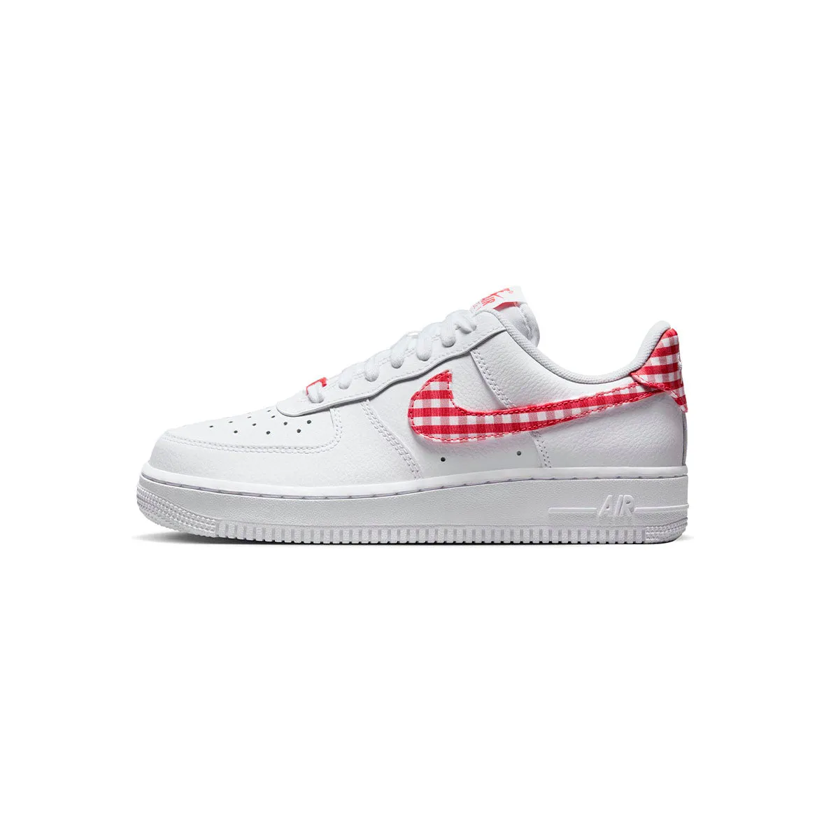 Nike Air Force 1 07 Gingham Plaid Red