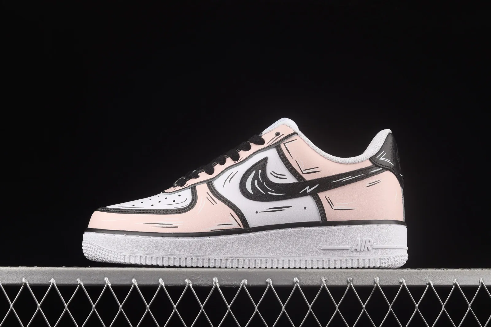 Nike Air Force 1 07 Low Cherry Blossom Powder White Black CW2288-213