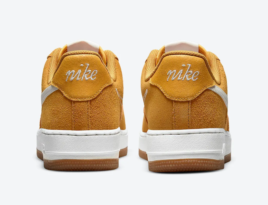 Nike Air Force 1 07 SE First Use University Gold Light Gum Brown White DA8302-700