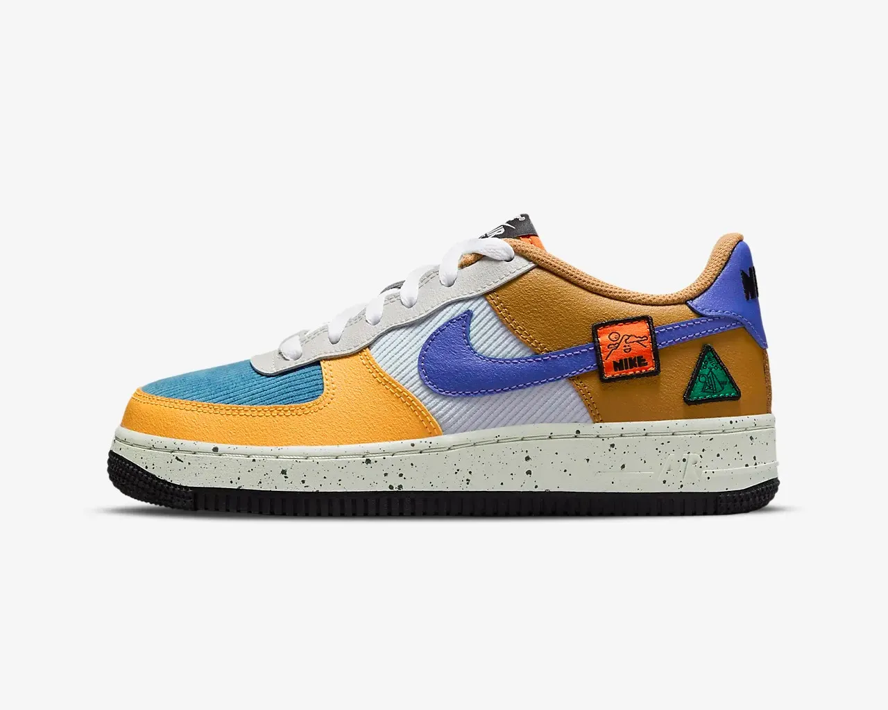 Nike Air Force 1 GS ACG Starfish University Gold Light Bone Lapis DO4657-740