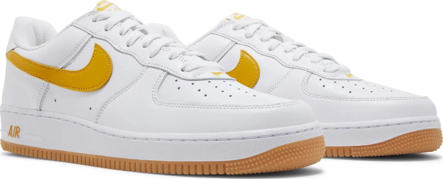 NIKE AIR FORCE 1 LOW WATERPROOF WHITE UNIVERSITY GOLD GUM YELLOW