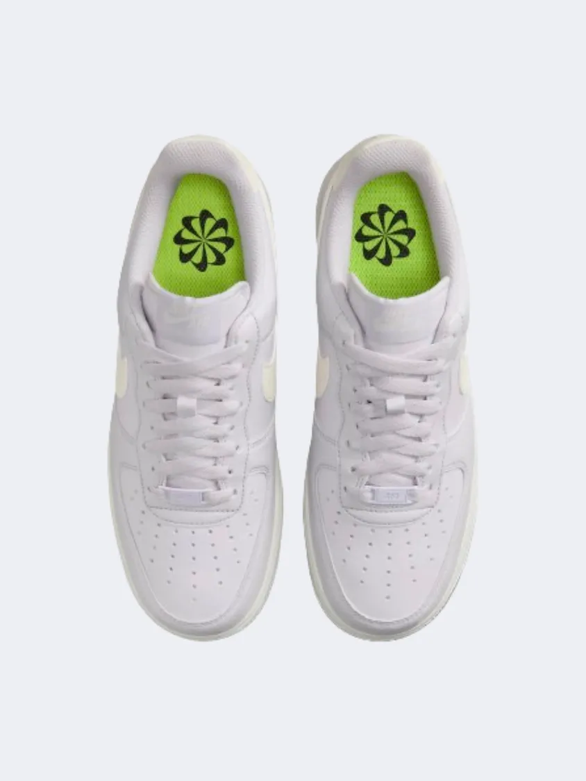 Nike Air Force 1 Women Lifestyle Shoes Grape/Volt/Black