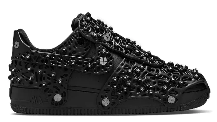 NIKE AIR FORCE 1 X SWAROVSKI LOW TRIPLE BLACK (W)