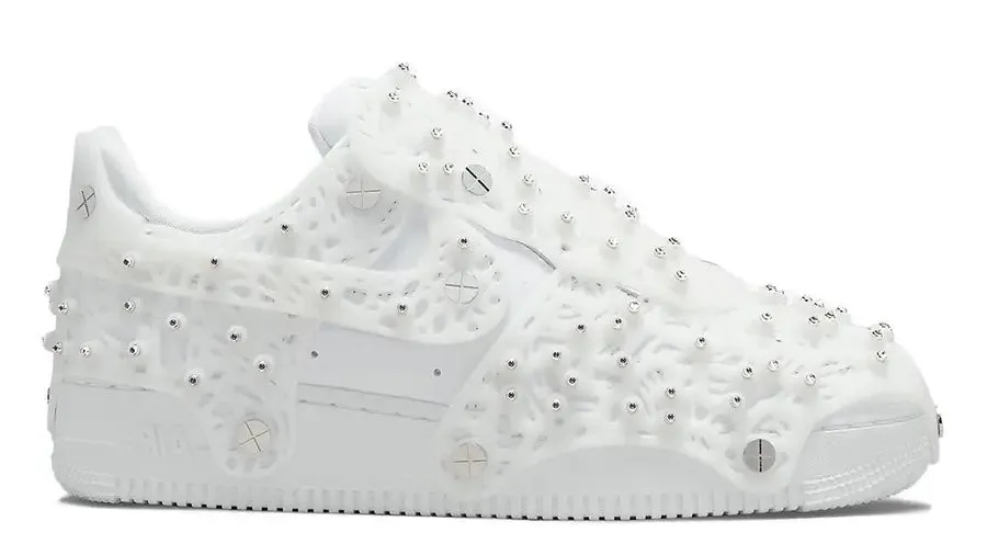 NIKE AIR FORCE 1 X SWAROVSKI LOW TRIPLE WHITE (W)