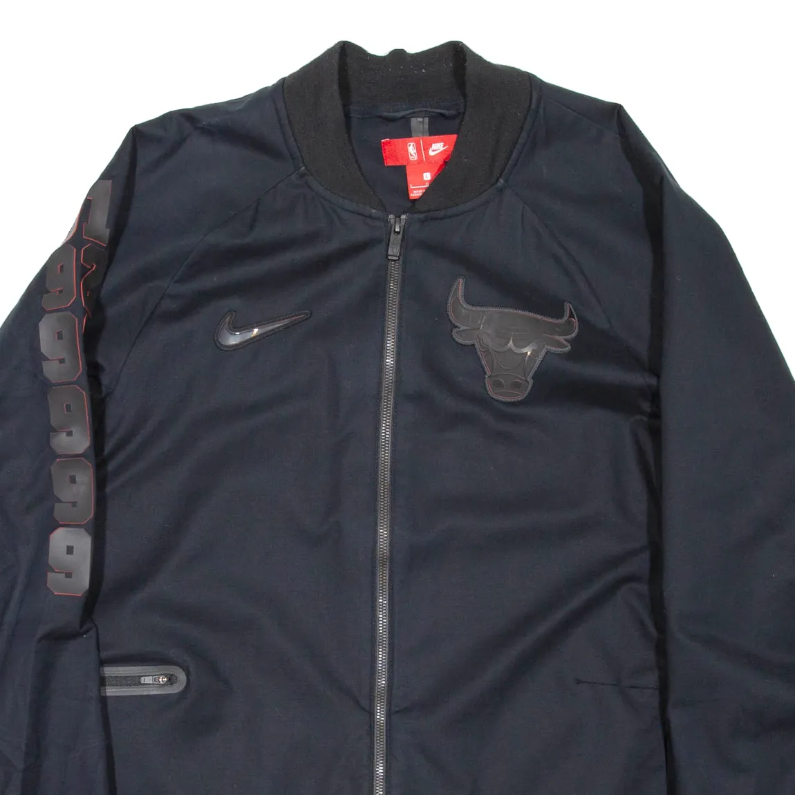 NIKE X NBA Chicago Bulls Mens Track Jacket Black USA L