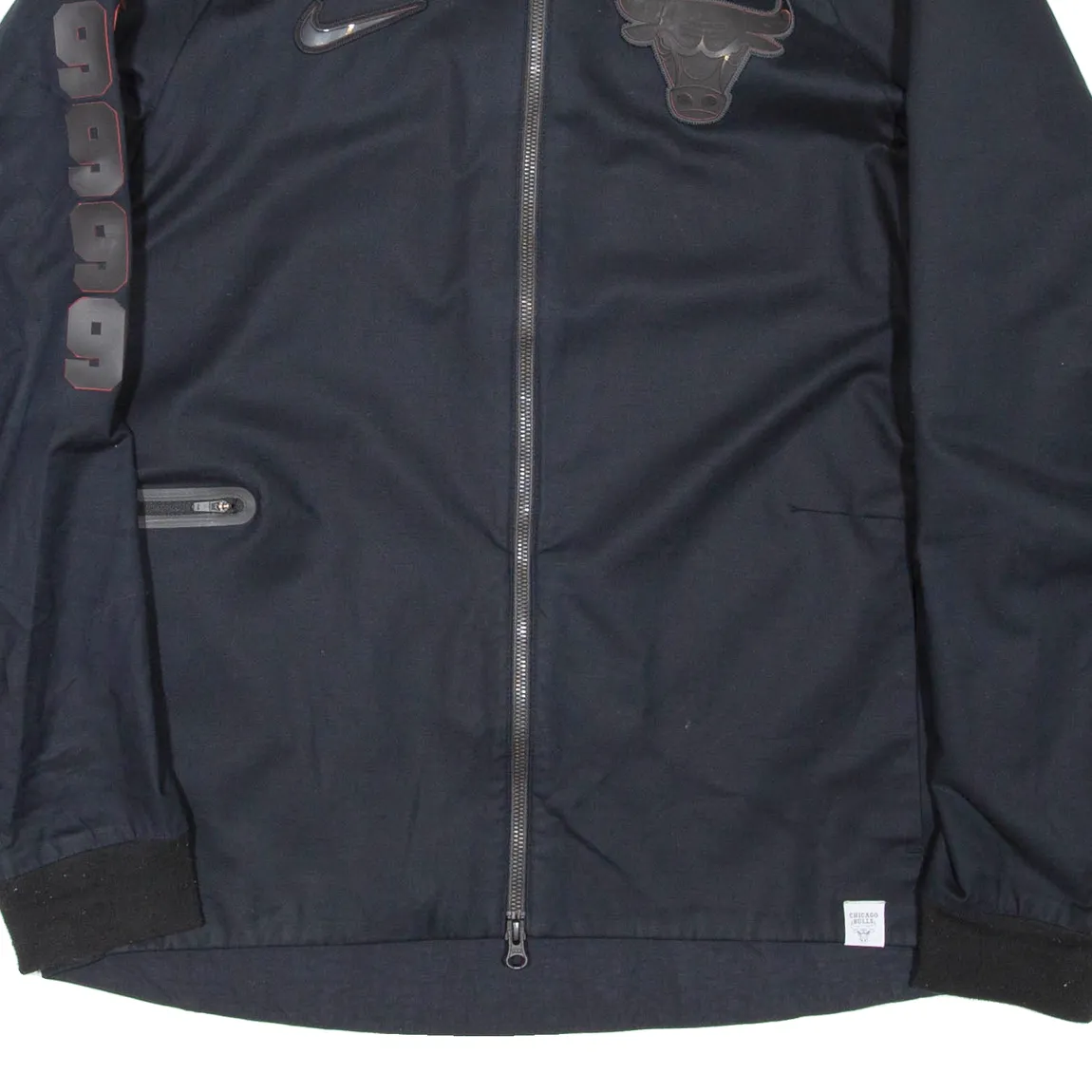 NIKE X NBA Chicago Bulls Mens Track Jacket Black USA L