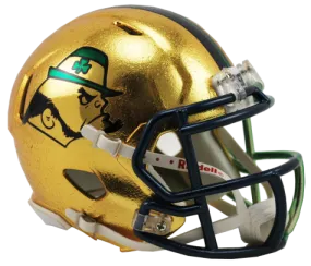 Notre Dame 2015 Shamrock Series Boston HYDROFX Riddell Speed Mini Helmet