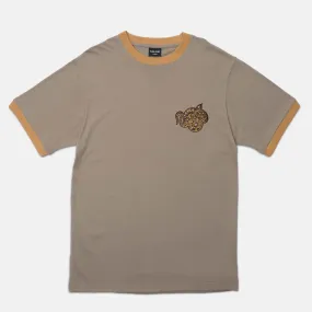 Pass Port Skateboards - Coiled Embroidered T-Shirt - Khaki