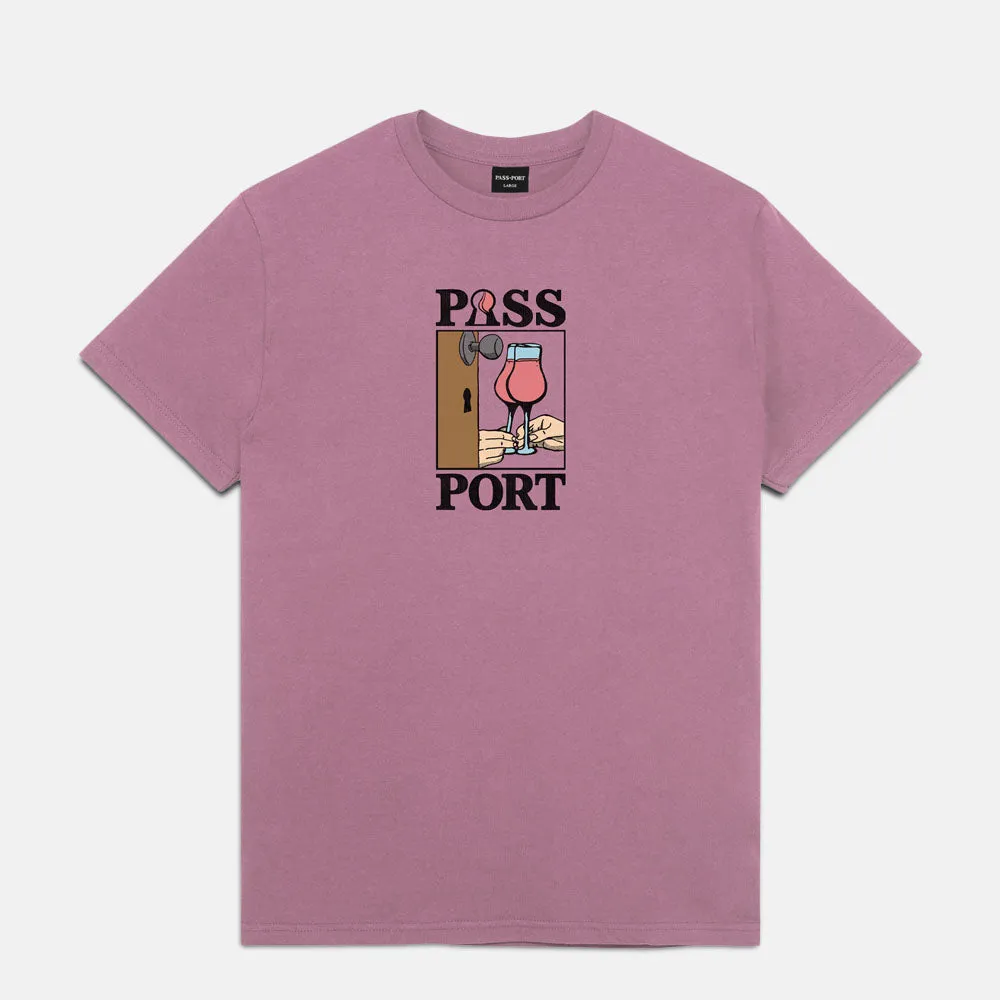 Pass Port Skateboards - What U Think U Saw T-Shirt - Washed Berry