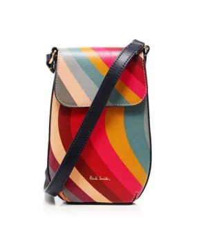 Paul Smith Swirl Print Slim Leather Crossbody Bag | Jules B