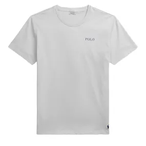 Polo Ralph Lauren Logo Cotton Jersey Sleep Shirt White Polo Tee