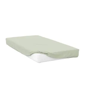 Polycotton extra deep fitted sheet apple green Belledorm