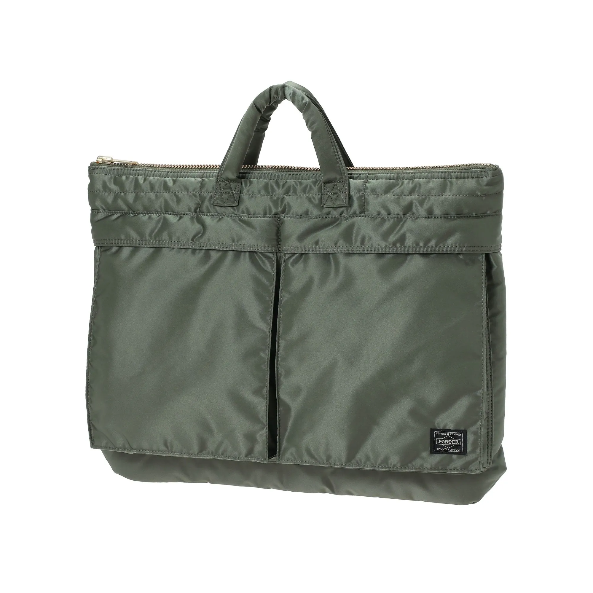 Porter-Yoshida & Co. Tanker Short Helmet Bag Large - Sage Green