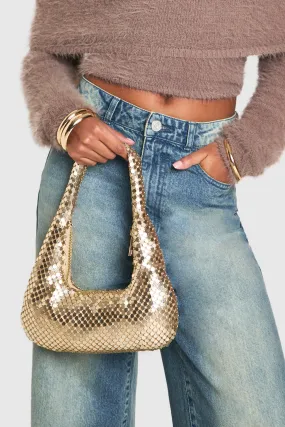 Premium Shimmer Shoulder Bag