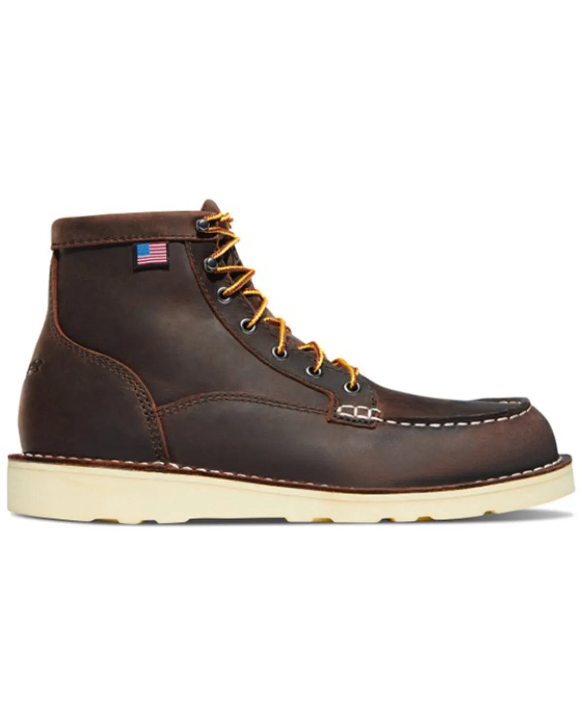 Product Name:  Danner Women's 6" Bull Run Full-Grain Wedge Work Boot - Moc Toe