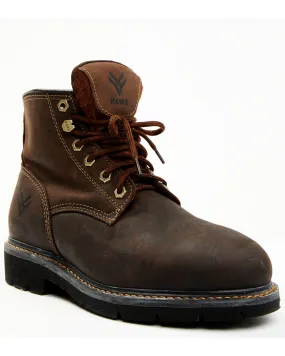 Product Name:  Hawx Men's Oily Crazy Horse Lace-Up 6" Work Boot - Composite Toe