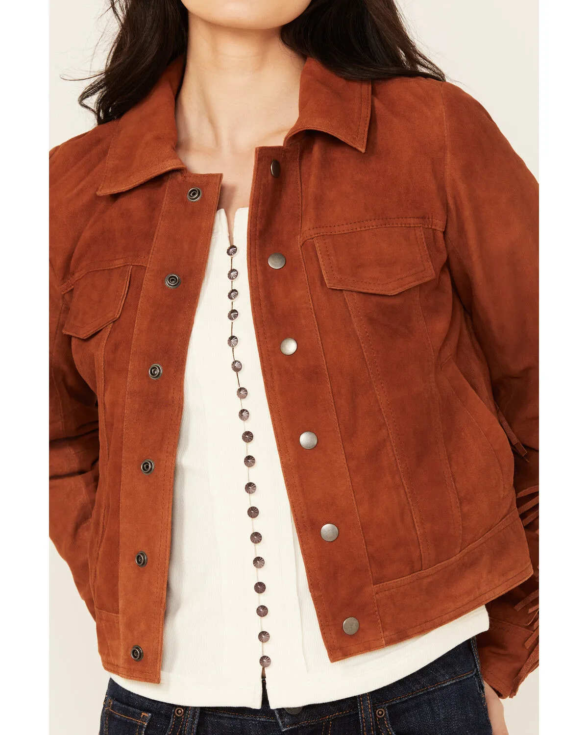 Product Name:  Idyllwind Women's Wynbrook Fringe Suede Jacket