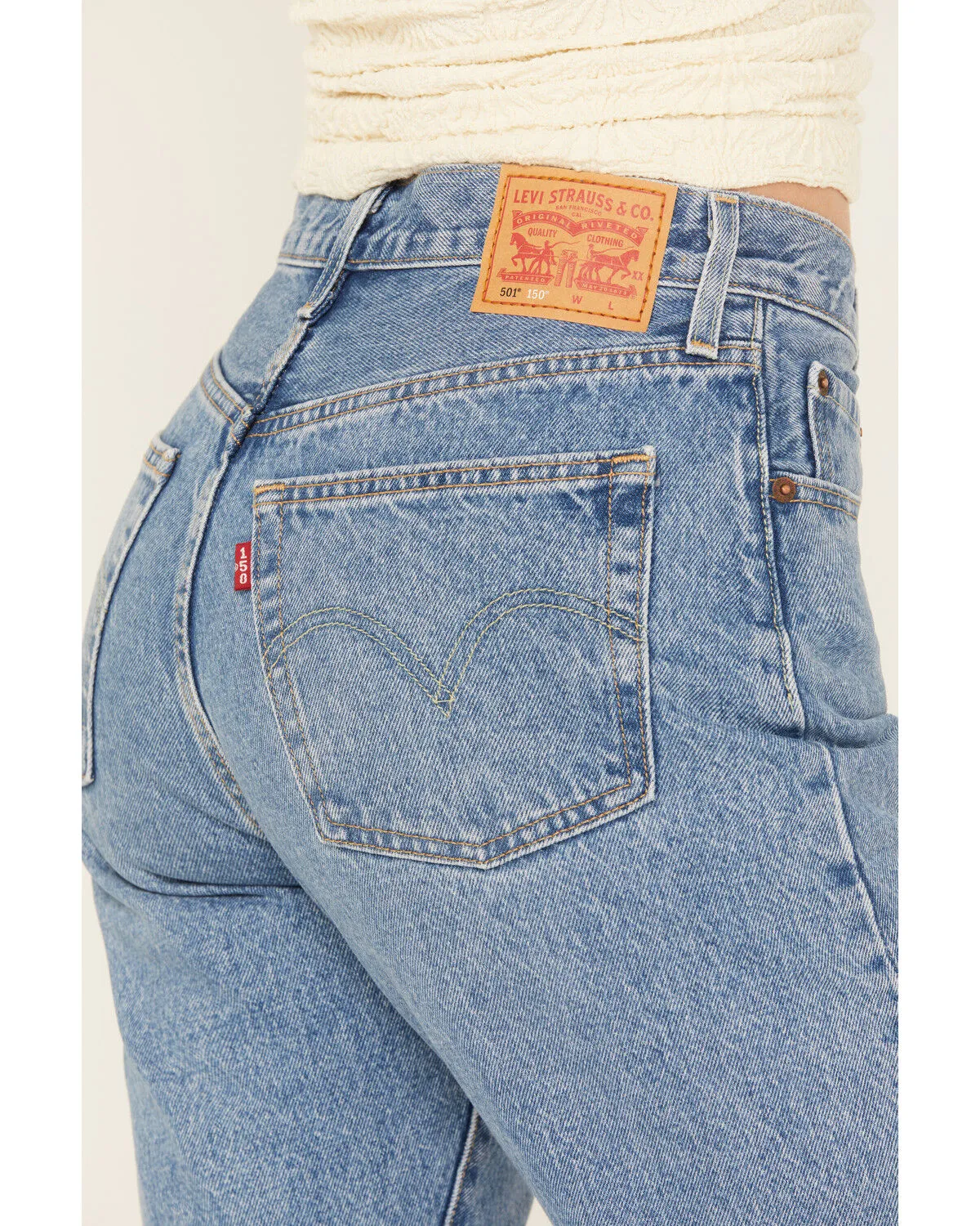 Product Name:  Levi's Women's 501® Medium Wash Field Notes Straight Jeans