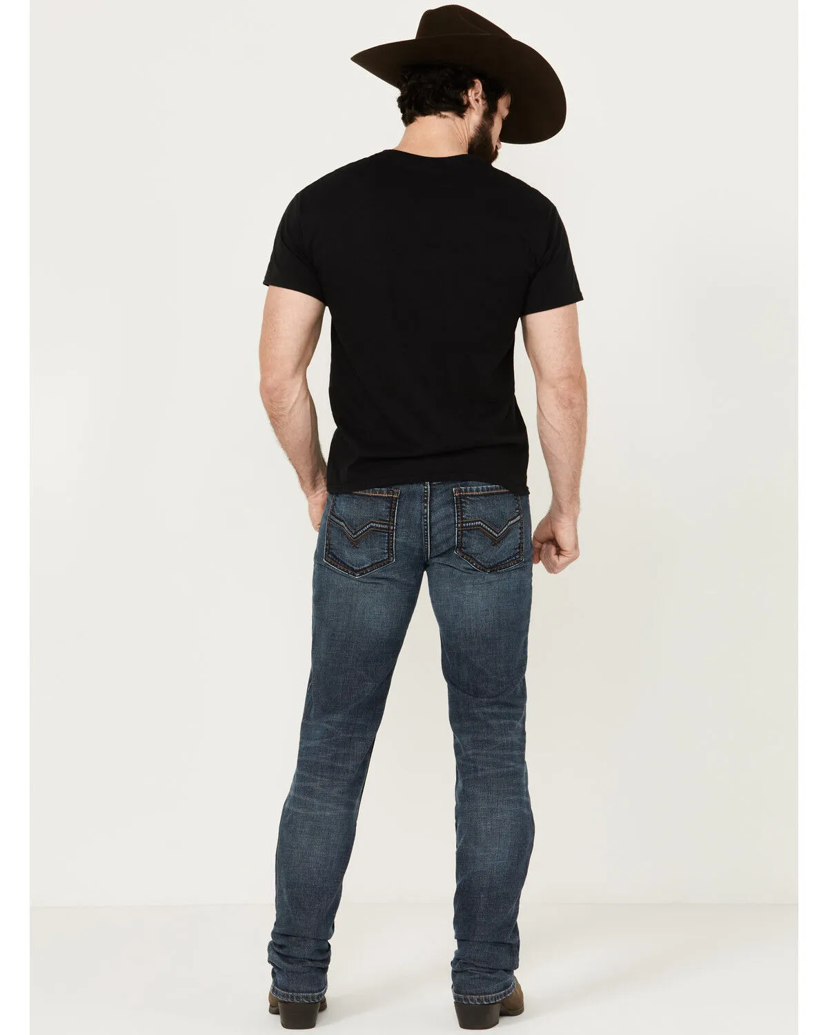 Product Name:  Moonshine Spirit Men's Dark Wash Unaged Whiskey Slim Stretch Denim Jeans