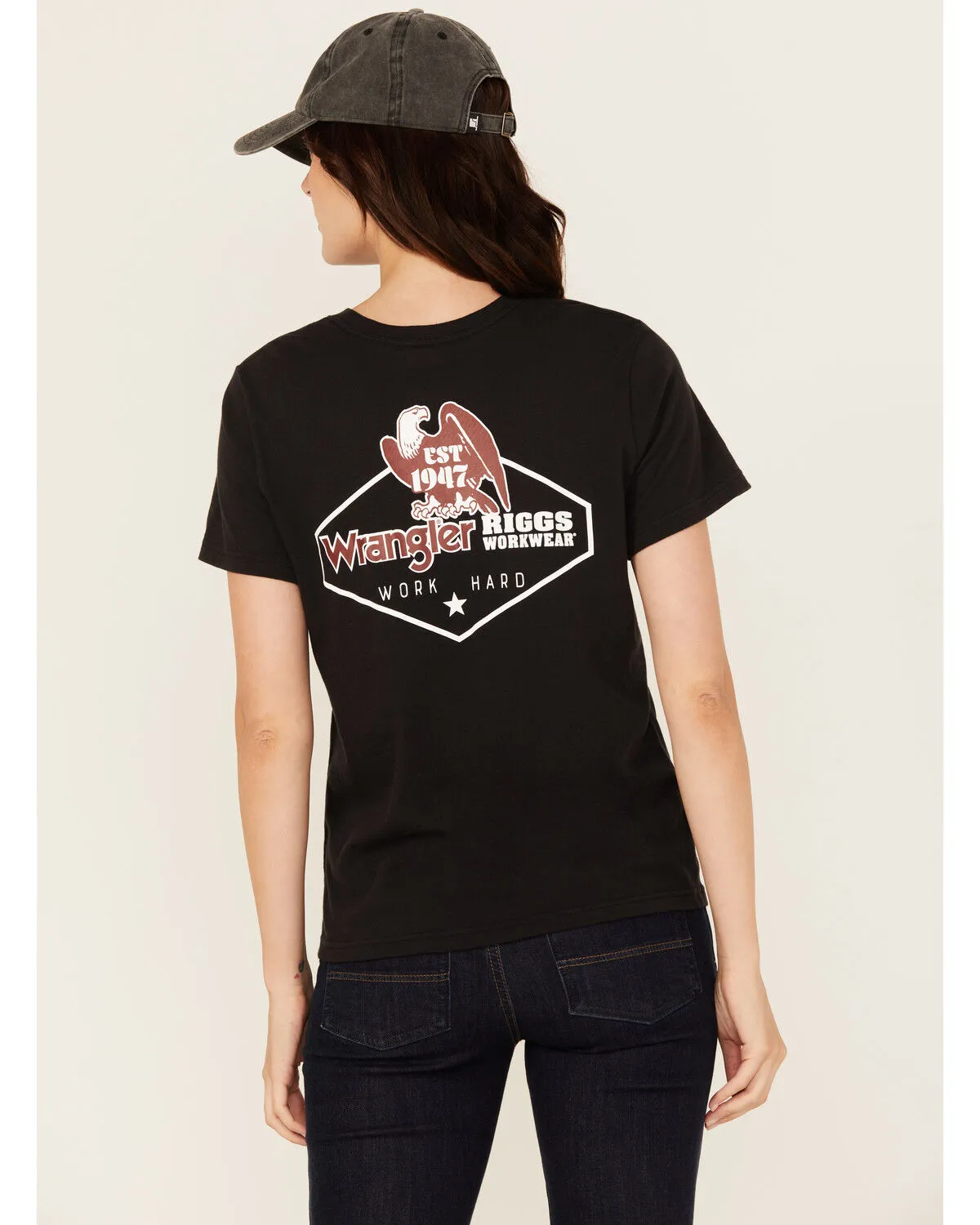 Product Name:  Wrangler RIGGS Women's Boot Barn Exclusive Talons Short Sleeve Graphic Work Tee