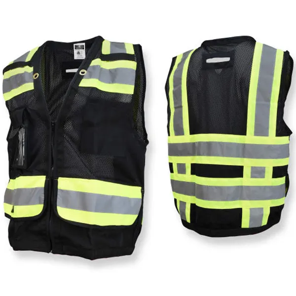 Radians RadWear Heavy Duty Surveyor Safety Vest With Zipper