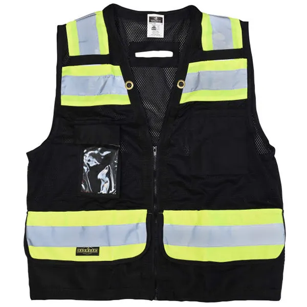 Radians RadWear Heavy Duty Surveyor Safety Vest With Zipper