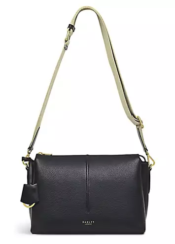 Radley London Black Hillgate Place Medium Ziptop Crossbody Bag | Kaleidoscope