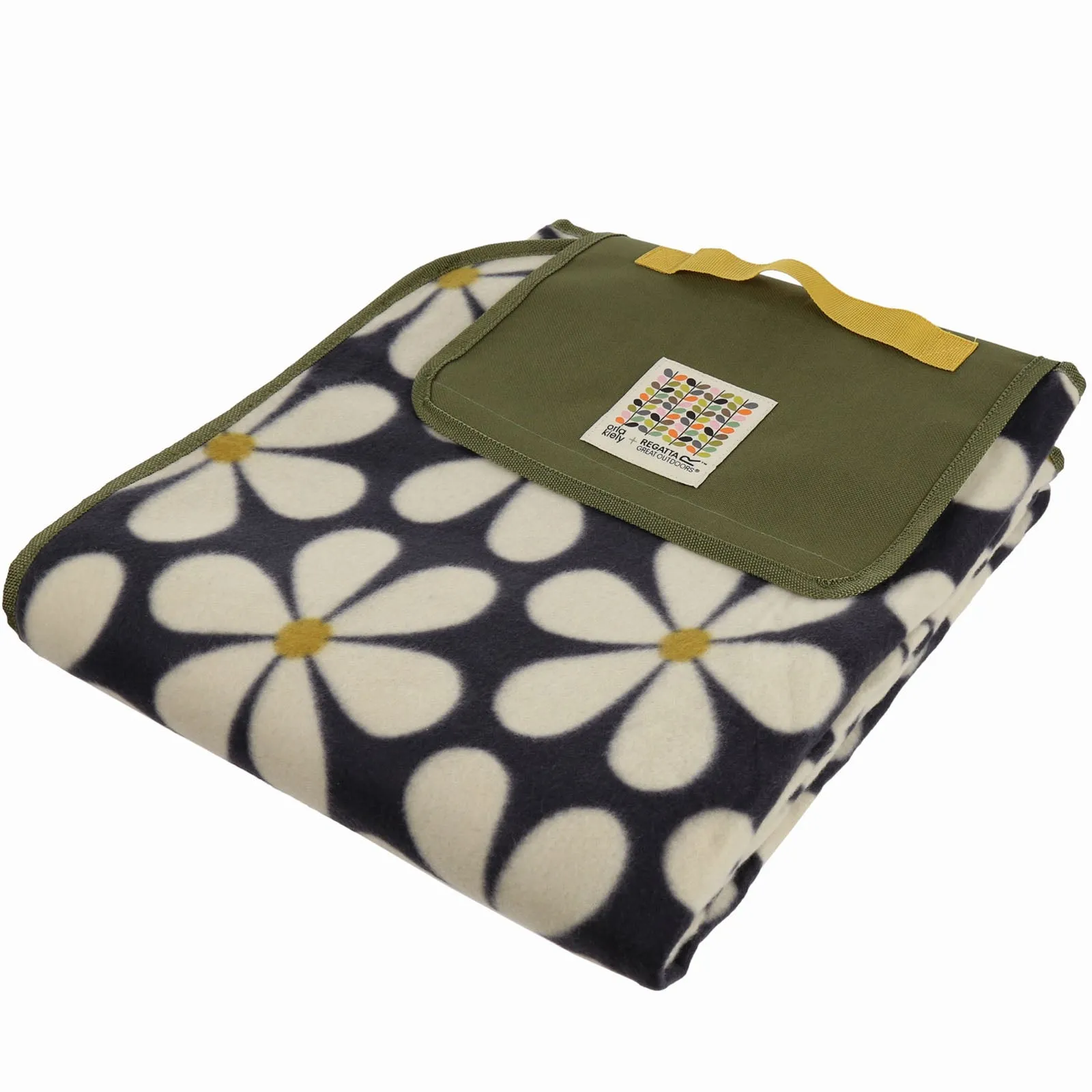 Regatta Orla Kiely Roll Away & Carry Camping Picnic Blanket Rug Mat