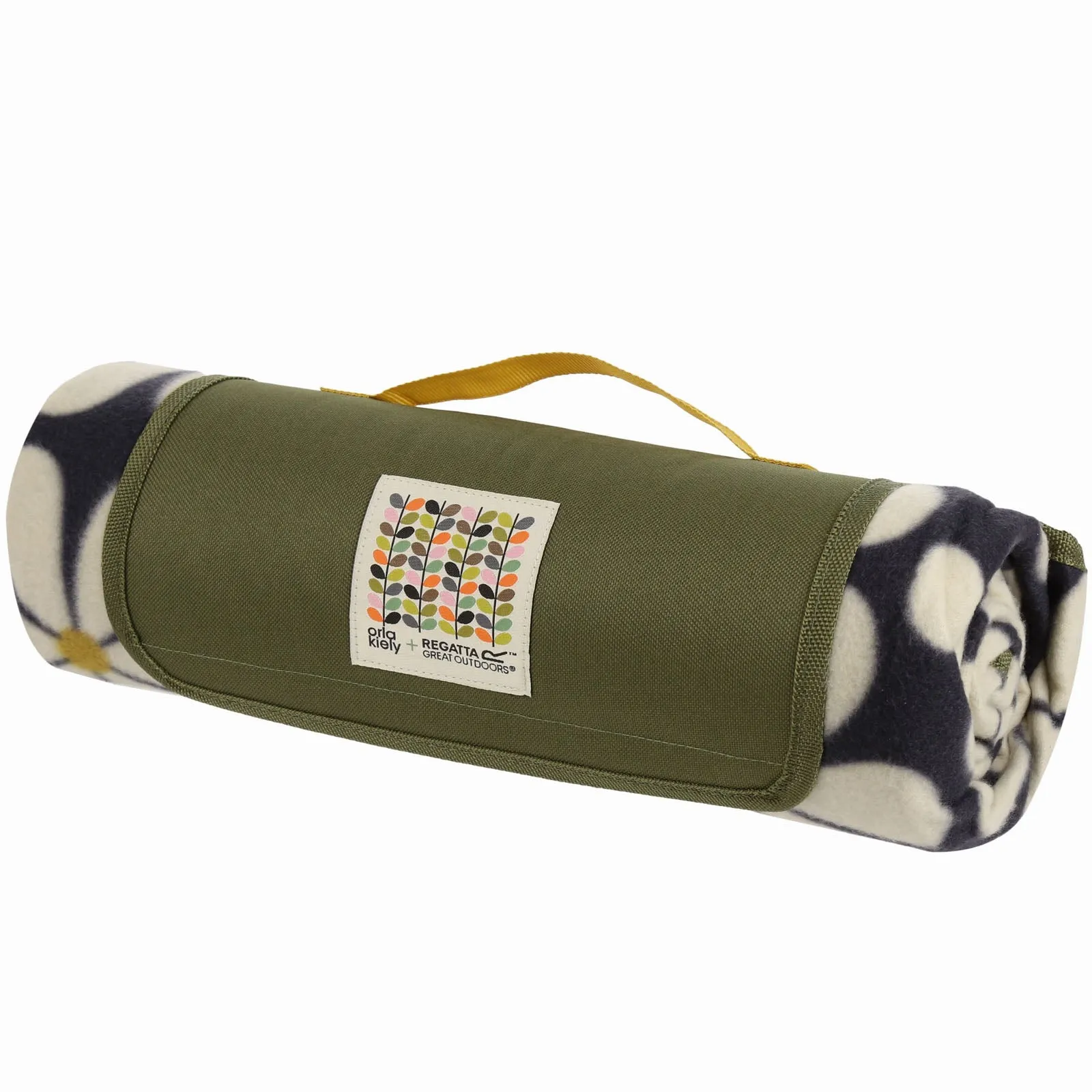 Regatta Orla Kiely Roll Away & Carry Camping Picnic Blanket Rug Mat