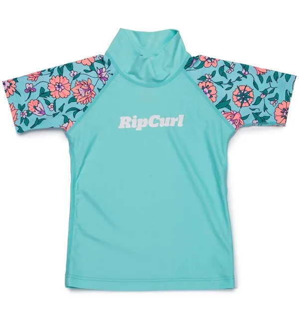 Rip Curl Kids Mini Anak Short Sleeved Rash Vest