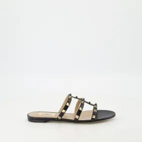 Rockstud Leather Sandals