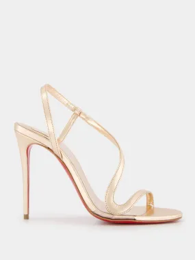 Rosalie Metallic Light Pink 100mm Sandals