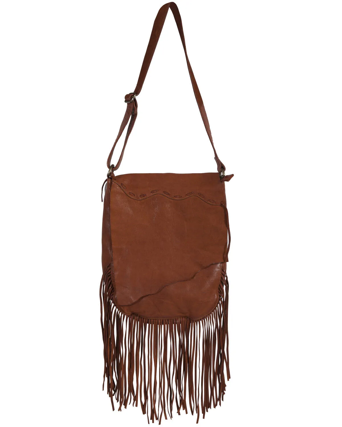 Scully Women's Soft Leather Fringe Crossbody Bag