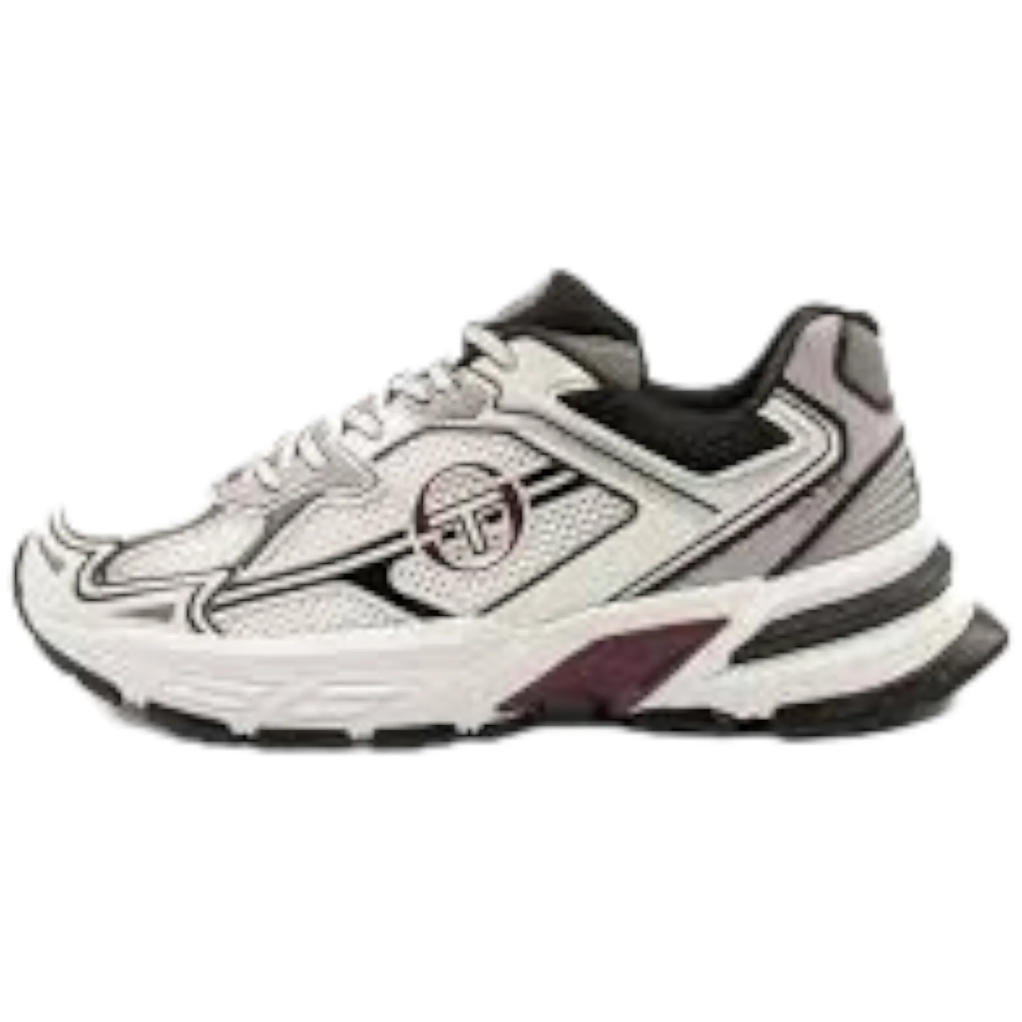 Sergio Tacchini Y2K Runner Trainers White-Mauve Wine