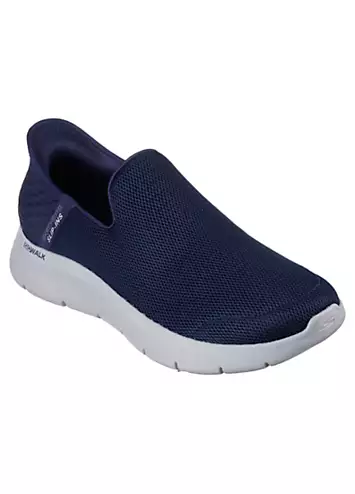 Skechers Mens Navy Hands Free Slip-Ins Go Walk Flex No Hands Trainers | Grattan