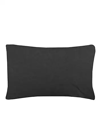 Sleepdown Jersey Melange Fitted Sheet & Pillowcases - Charcoal | Kaleidoscope