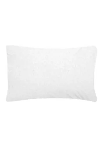 Sleepdown Jersey Melange Fitted Sheet & Pillowcases - White | Kaleidoscope